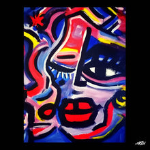 Charger l'image dans la galerie, Tableau contemporain unique 60 x 45 cm