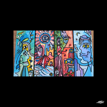 Charger l'image dans la galerie, Tableau 4 saisons unique - Quadriptyque