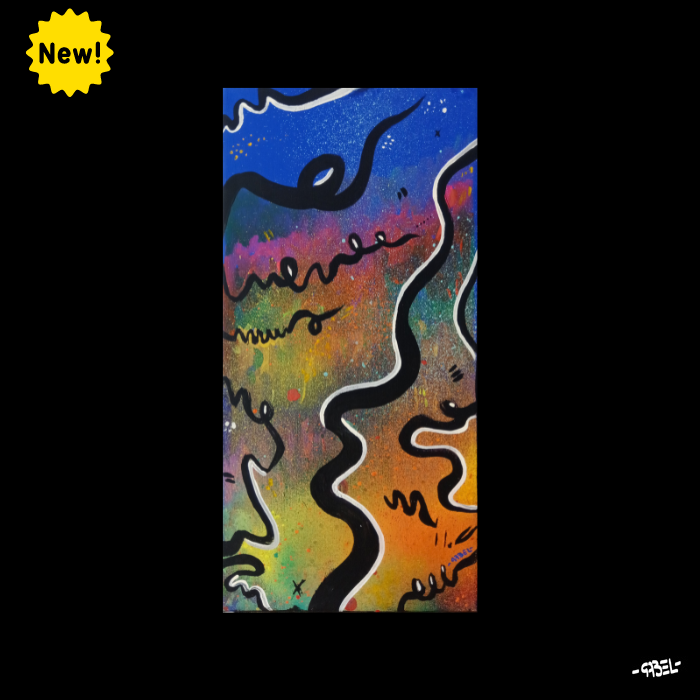 Tableau unique Aero colora filamento- 30 x 15 cm