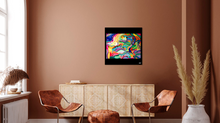Charger l&#39;image dans la galerie, Peinture  unique sur papier Canson paysage imaginaire n°6 - 50 x 65 cm
