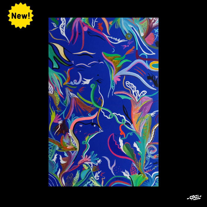 Tableau bouquet de couleurs n°10 100 x 65 cm