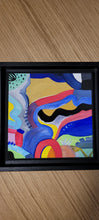 Charger l&#39;image dans la galerie, Tableau paysage imaginaire n°4 - mini format - 20 x 20 cm
