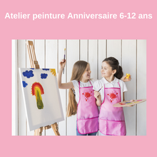 Charger l&#39;image dans la galerie, Atelier de peinture - anniversaire enfant (8 enfants max)
