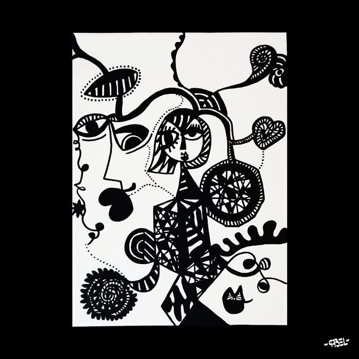 Tableau unique - La fabrique des sentiments - 23 x 17 cm