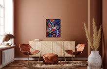 Charger l&#39;image dans la galerie, Tableau contemporain - La famille -  60 x 45 cm
