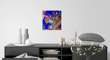 Charger l&#39;image dans la galerie, Tableau unique mythologique  chimère n°1 30 x 30 cm
