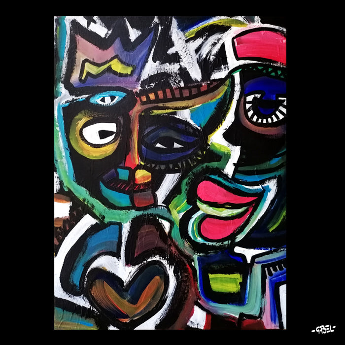 Tableau - Art contemporain - 61 x 46 cm