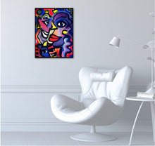Charger l&#39;image dans la galerie, Tableau contemporain - unique - 60 x 45 cm
