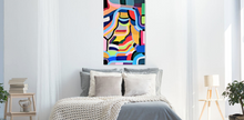 Charger l&#39;image dans la galerie, Tableau unique grand format paysage imaginaire n°2 - 100 x 65 cm
